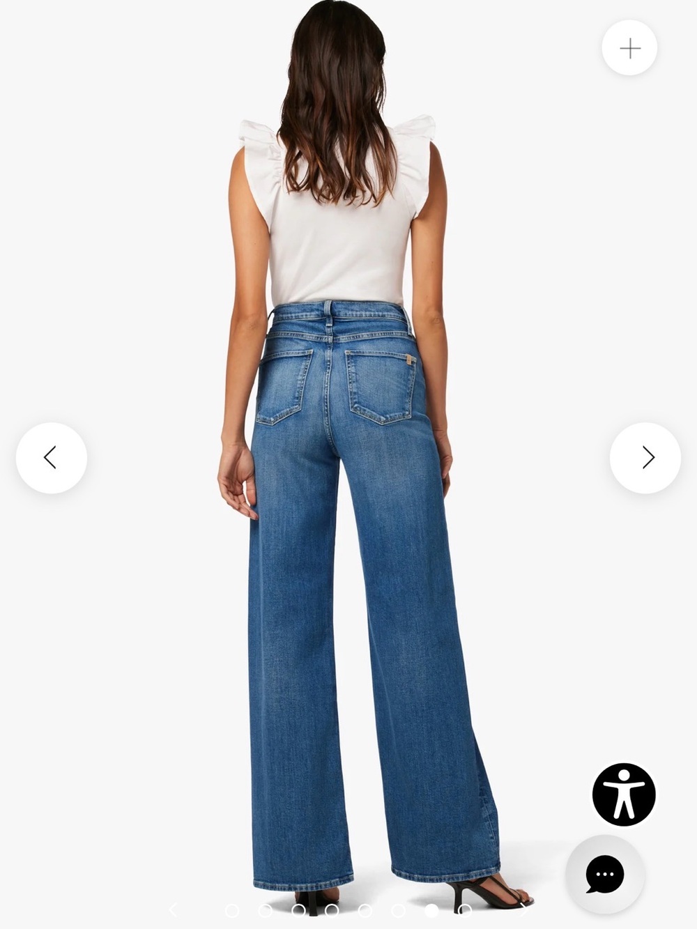 Joe’s Jeans “The Mia” High-Rise Wide Leg Sz 25 - Picture 2 of 12